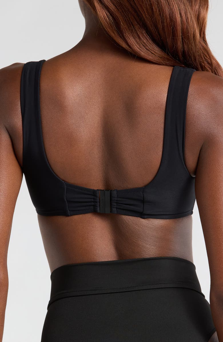 BONDI BORN Lola Bikini Top, Alternate, color, Black