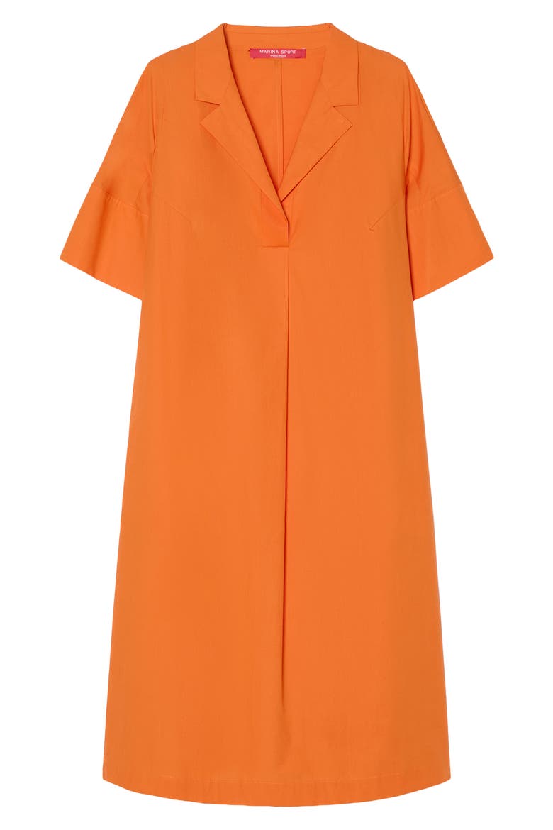 Mrsacro Cotton Shirtdress, Alternate, color, TANGERINE