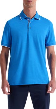 Bugatchi Three-Button Performance Polo