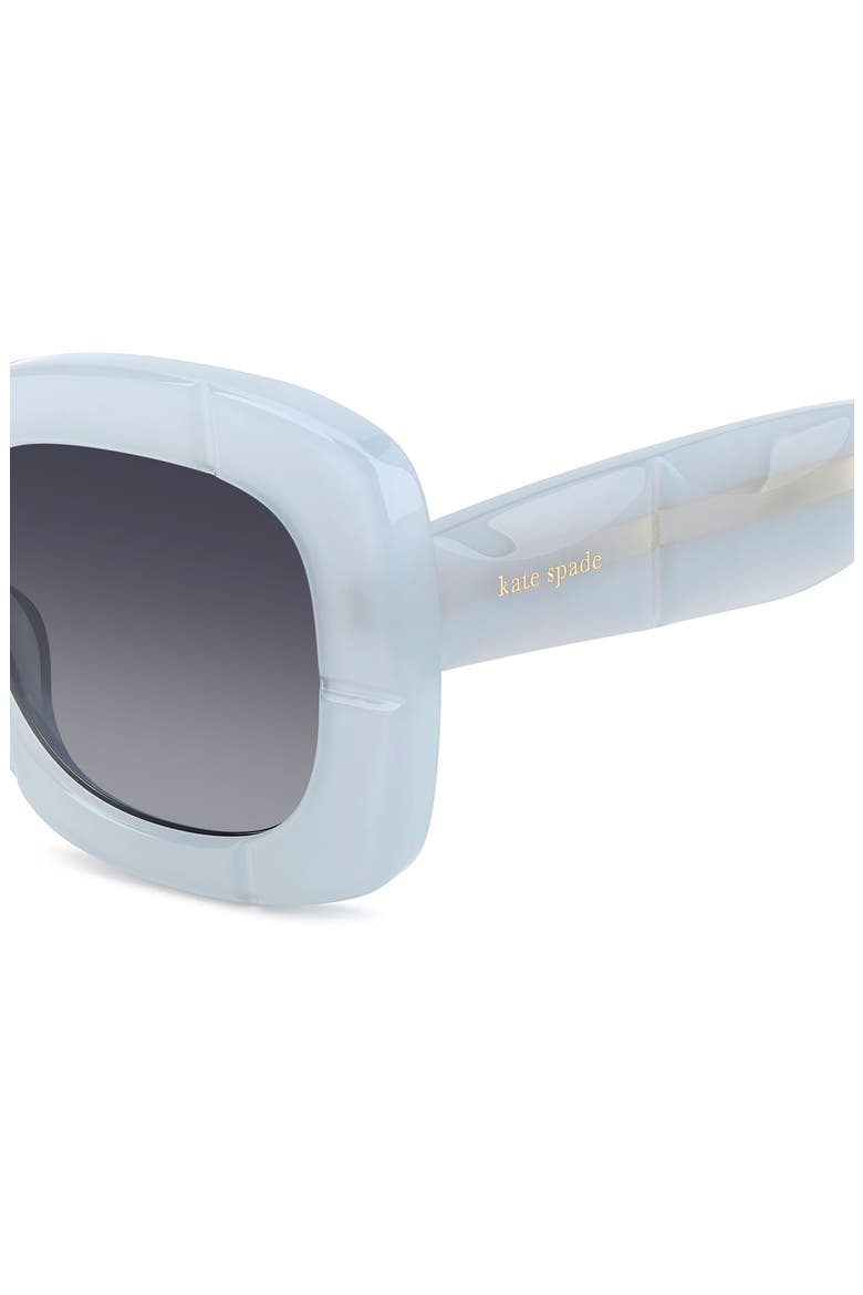 josey 50mm square sunglasses, Alternate, color, BLUE