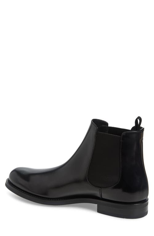 Prada Black Slip On Boots In Nero