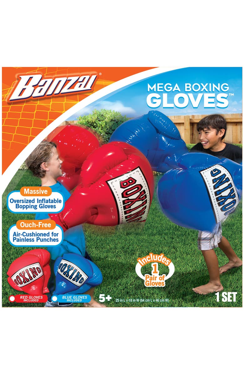 Banzai Kids Inflatable Mega Boxing Gloves, Main, color, 