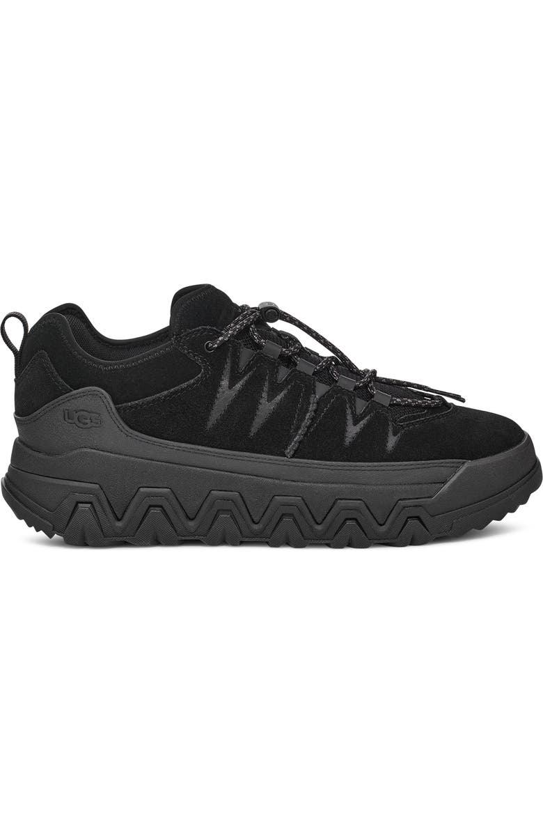 UGG<sup>®</sup> CapTrail Low Waterproof Sneaker, Alternate, color, Black