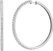 Bony Levy Audrey Diamond Hoop Earrings (Nordstrom Exclusive)