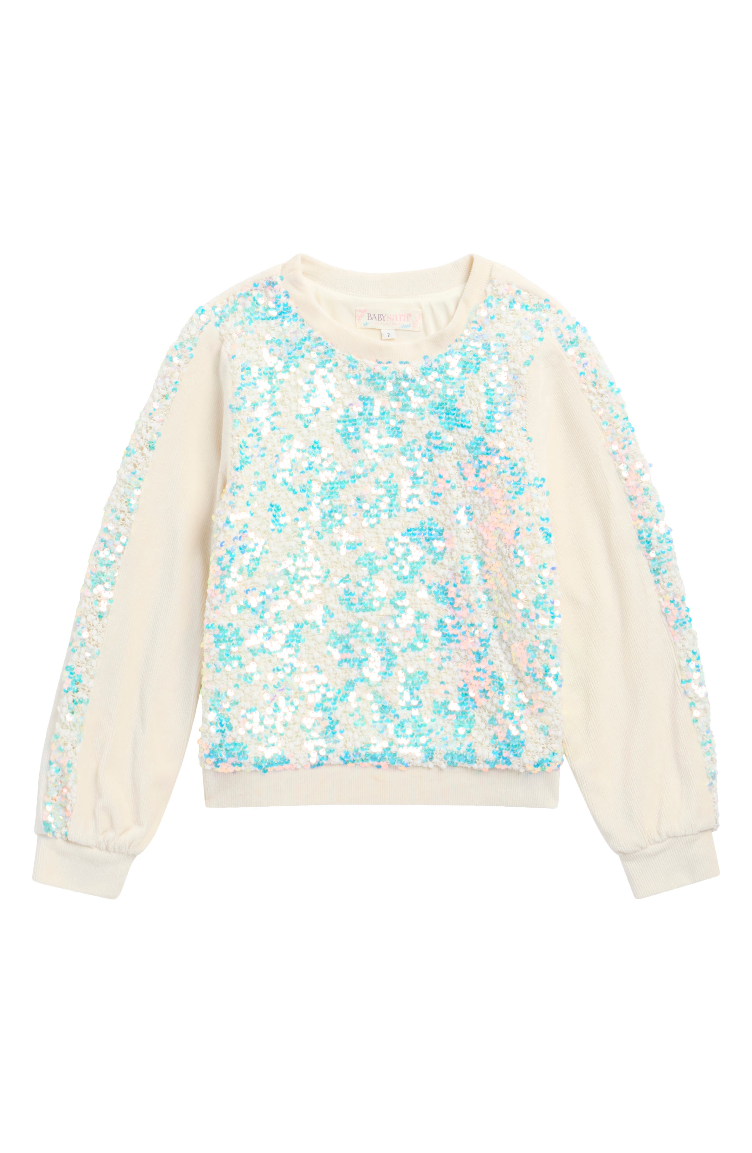 Kids' Iridescent Sequin Sweater