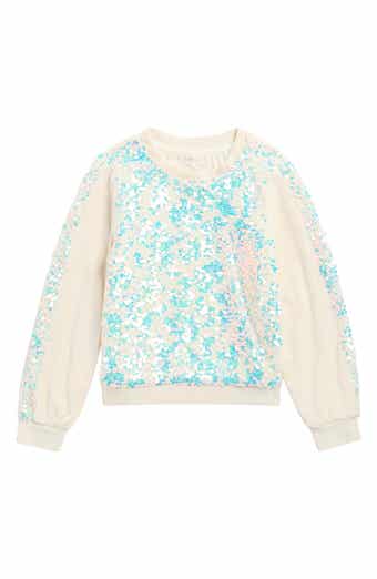 Kids' Iridescent Sequin Sweater