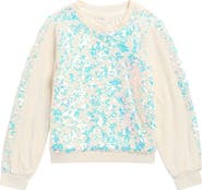 Baby Sara Kids' Iridescent Sequin Sweater
