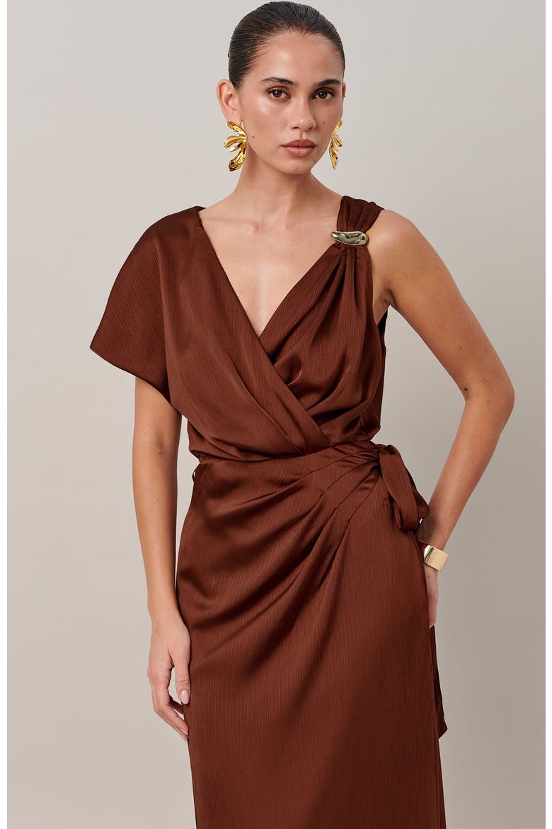 Benny Maxi Dress, Alternate, color, Rust