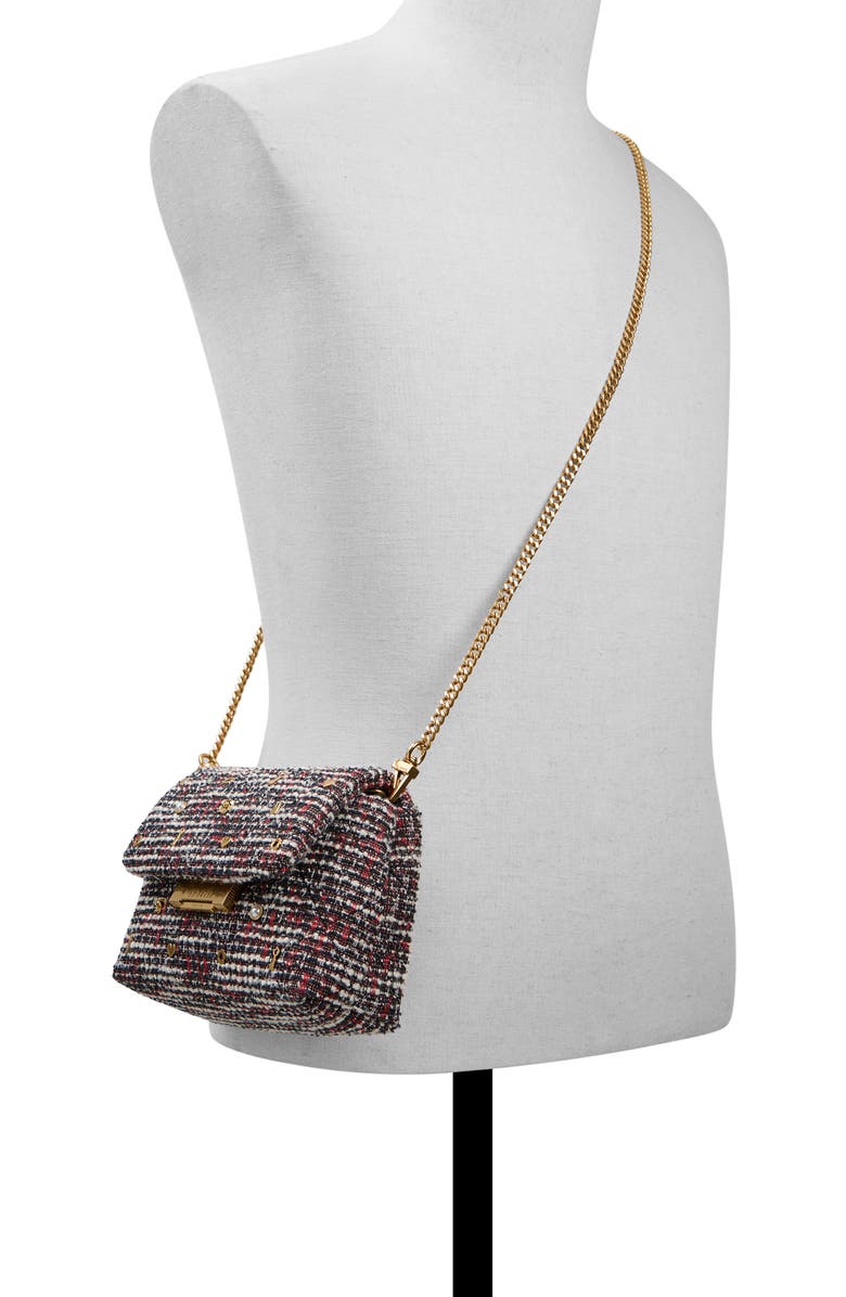 Ted Baker Ginn Tweed Shoulder Bag, Alternate, color,