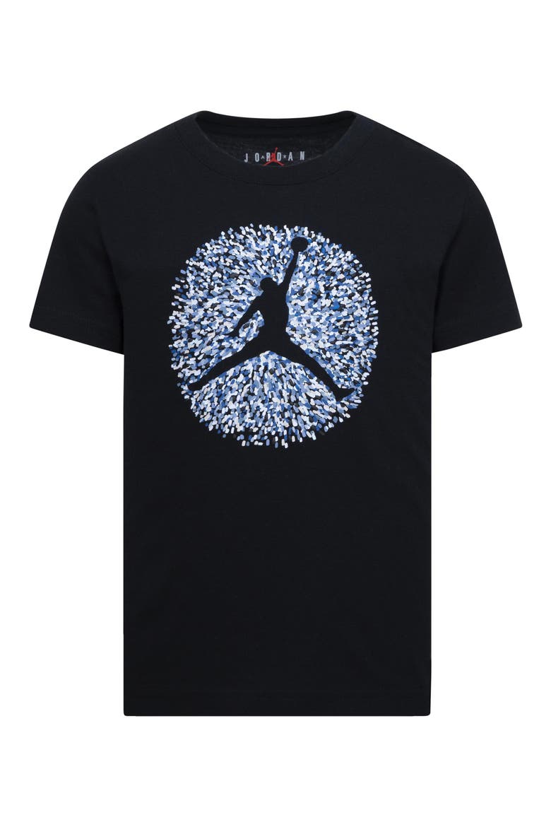 Kids' Jumpman Poolside Graphic T-Shirt, Main, color, BLACK