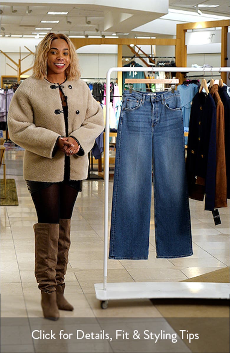 High Waist Wide Leg Jeans, sales video thumbnail