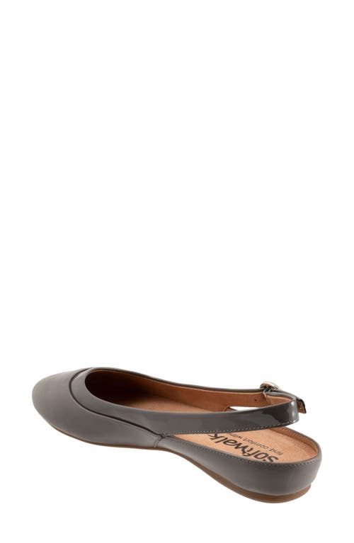 Softwalk ® Sheffield Slingback Flat In Gray