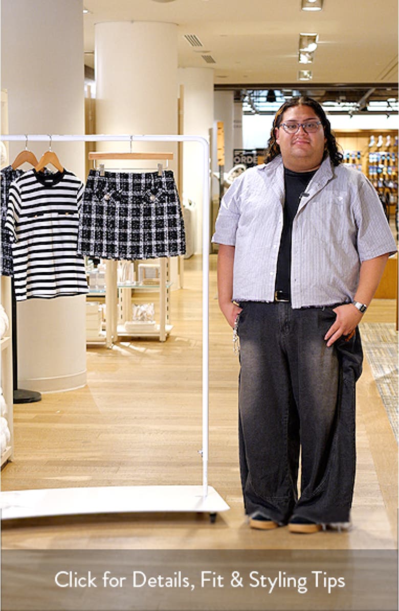 Windowpane Tweed Miniskirt, sales video thumbnail