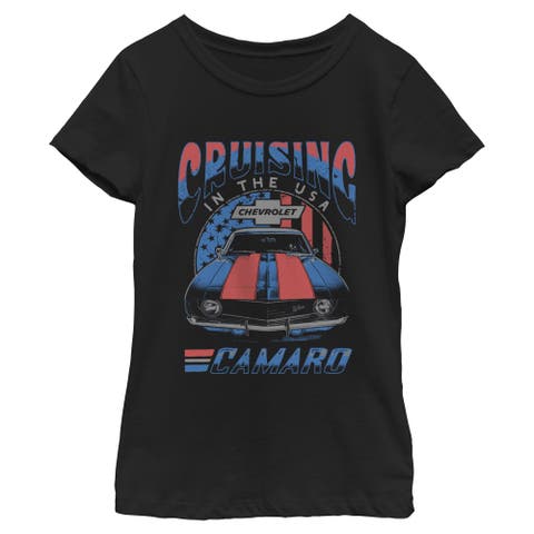Girl's General Motors Camaro Cruising in the USA  Graphic T-Shirt