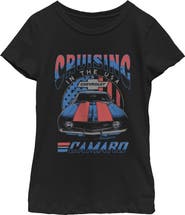 General Motors Girl's General Motors Camaro Cruising in the USA  Graphic T-Shirt