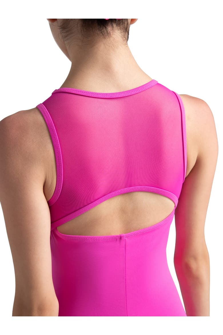 Future Star Rainbow Star Biketard, Alternate, color, medium pink