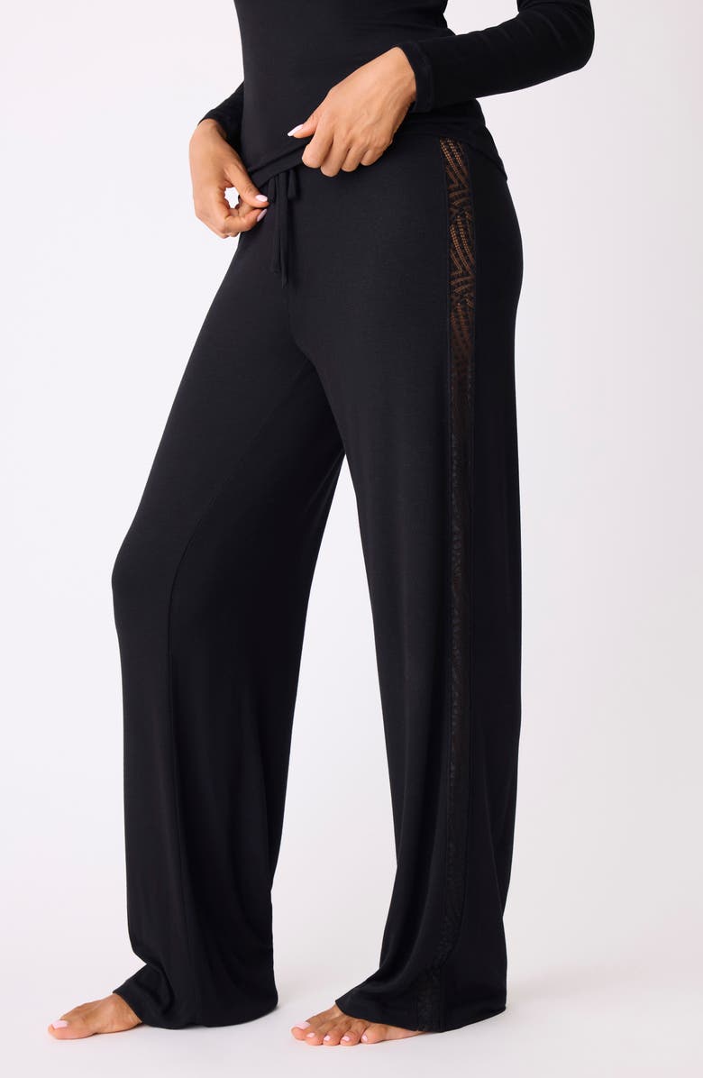 PJ Salvage Lacey Basics Stretch Modal Pajama Pants, Alternate, color, 