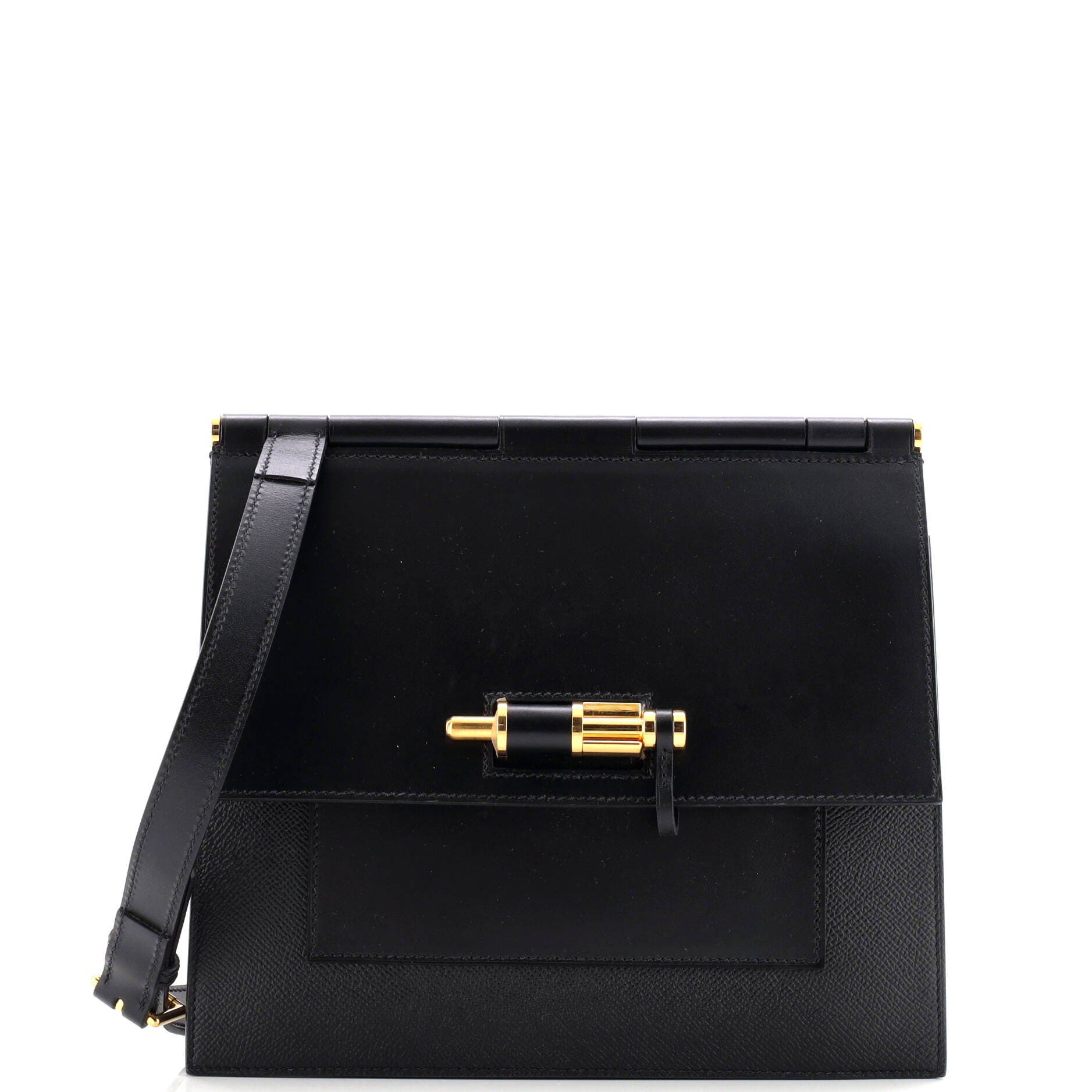 Pre-Owned Hermes Sacabar Shoulder Bag Epsom and Swift 24, Main, color, 