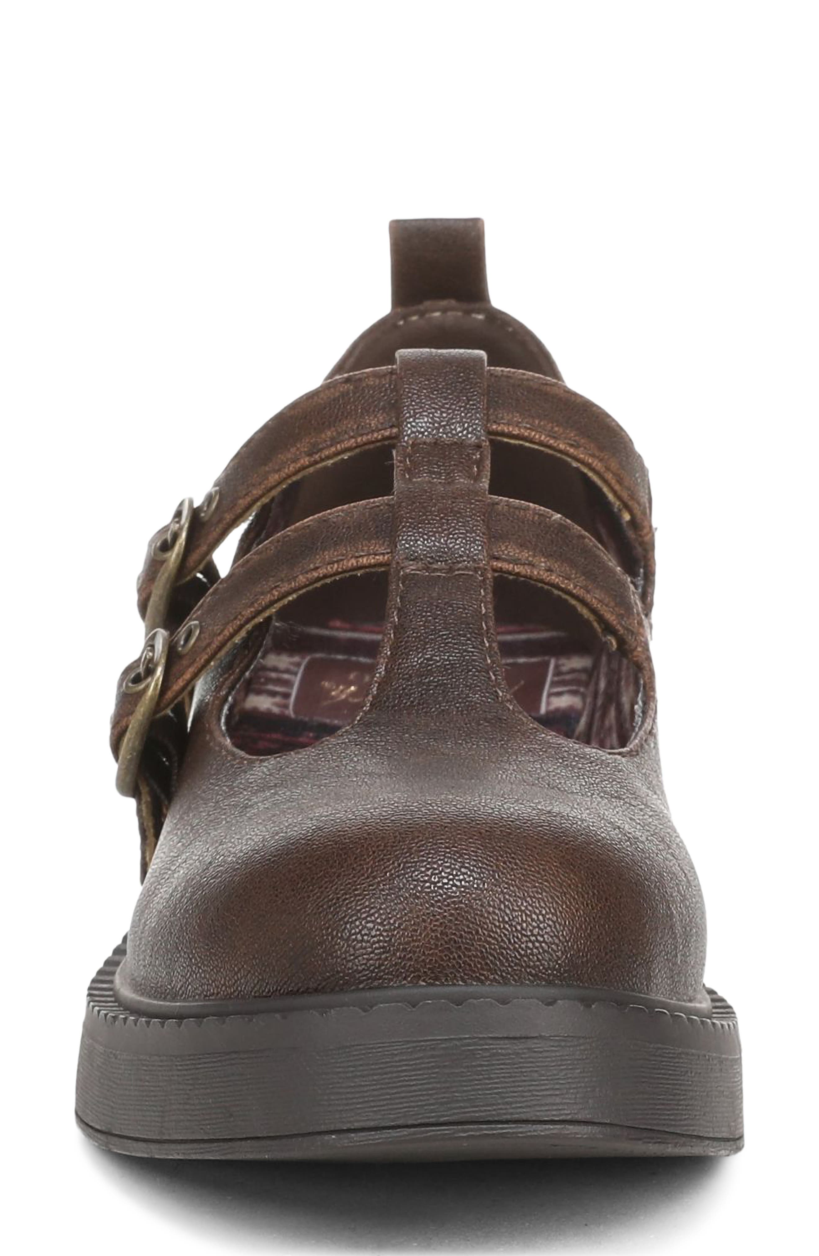 Venice Jane Faux Leather Mary Jane, Alternate, color, BROWN FAUX LEATHER
