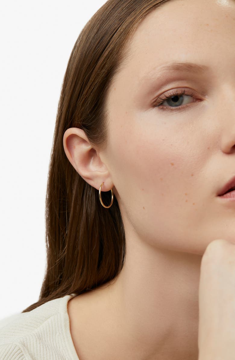 Ana Luisa Large Gold Hoop Earrings - Gold Hoops Medium, Alternate, color,