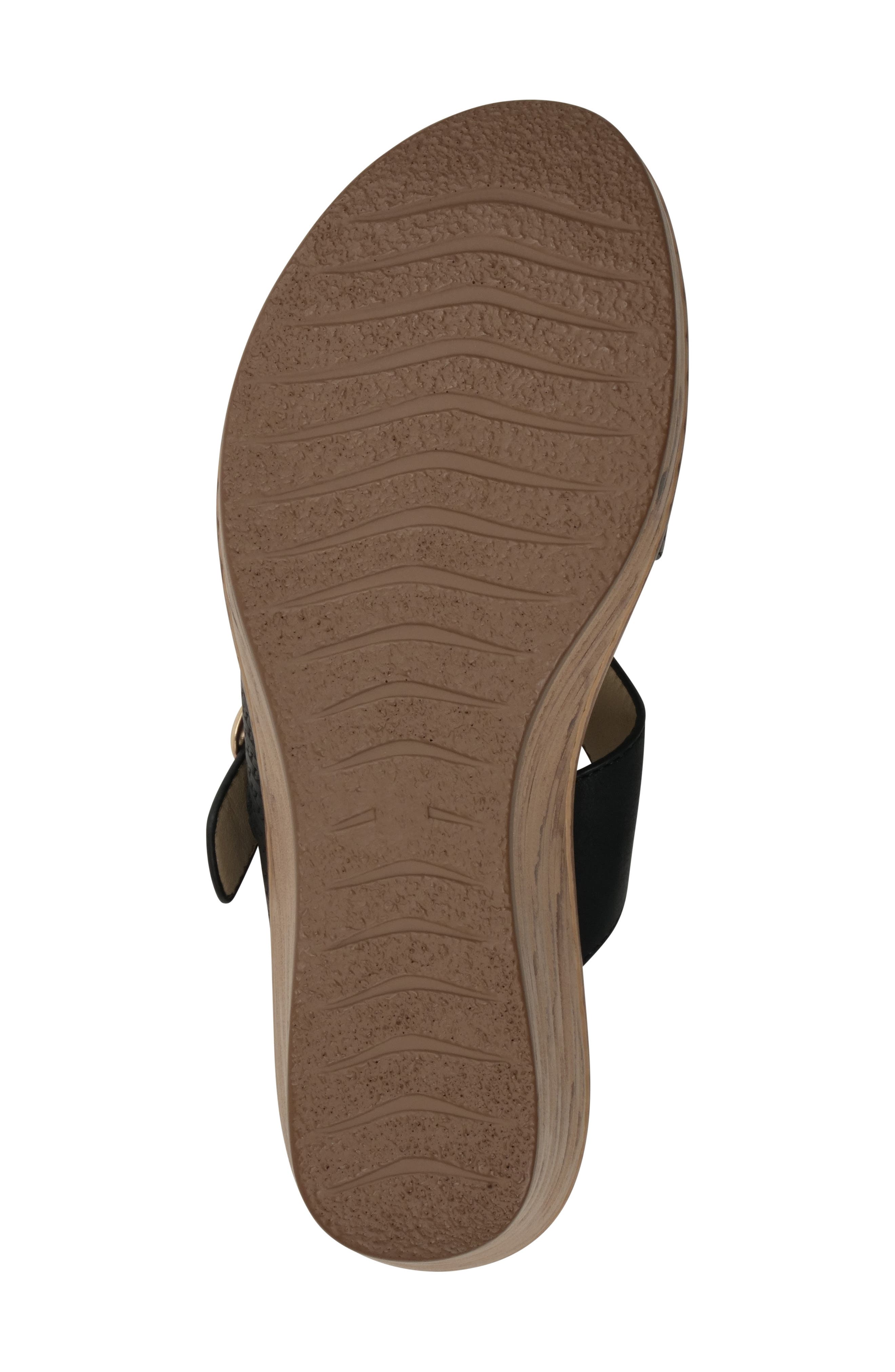 GC SHOES Odalis Platform Wedge Slide Sandal, Alternate, color, Black