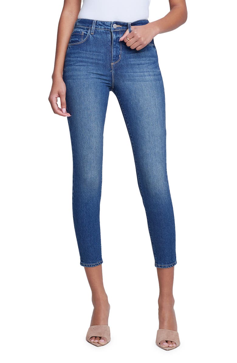 L'AGENCE Margot High Waist Skinny Jeans, Main, color, 