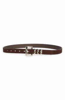 Nordstrom Molten Buckle Leather Belt