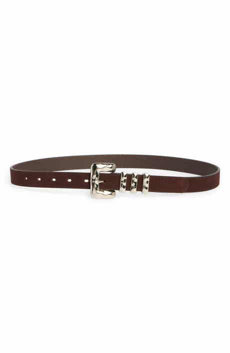 Nordstrom Molten Buckle Leather Belt