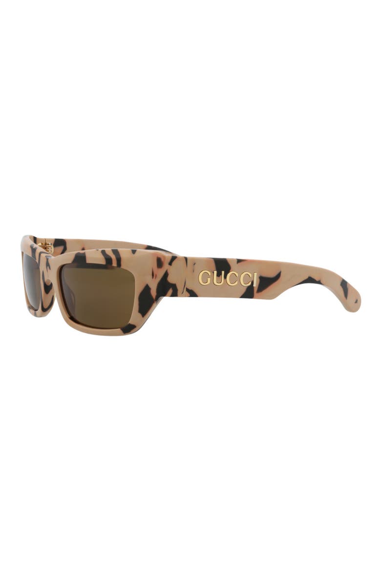 55mm Cat Eye Sunglasses, Alternate, color, HAVANA HAVANA BROWN