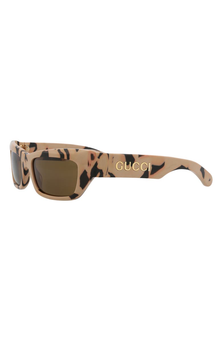 Gucci 55mm Cat Eye Sunglasses, Alternate, color, Havana Havana Brown