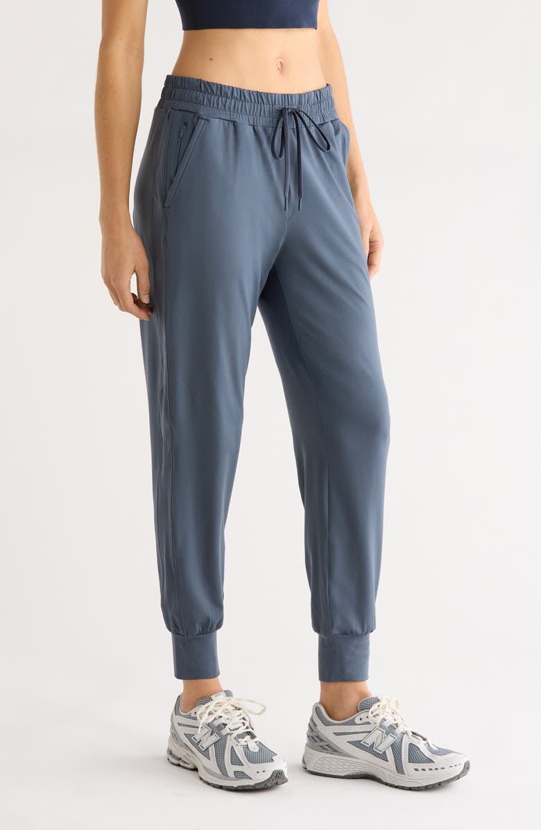 Zella Move In Pocket Joggers, Alternate, color, Navy Armada