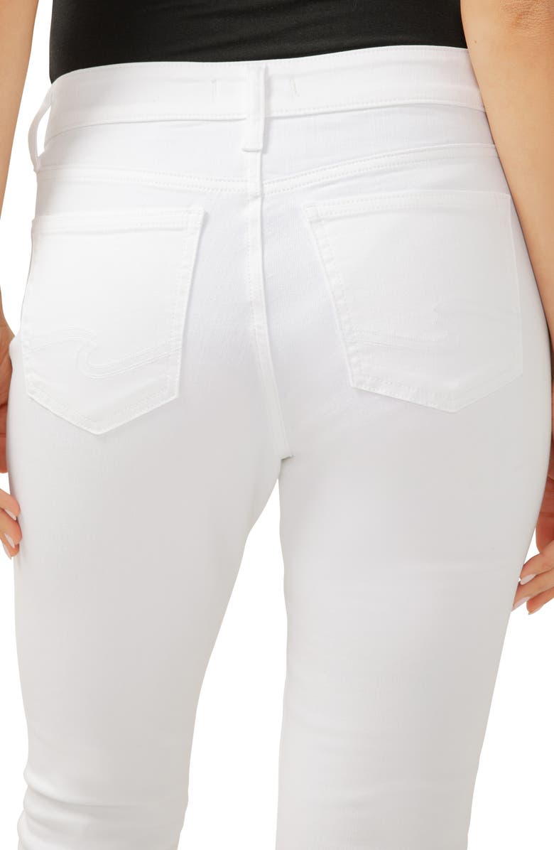 Silver Jeans Co. Elyse Curvy Mid Rise Capri Jeans, Alternate, color, 