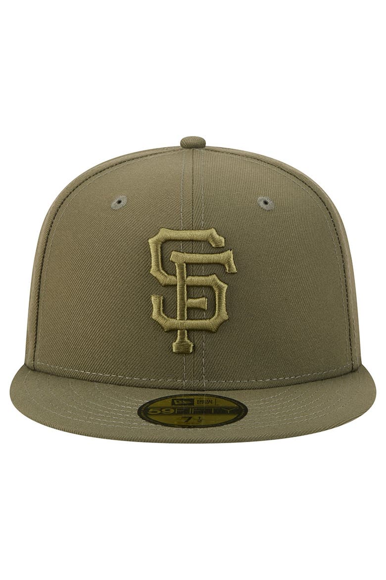 Men's New Era Olive San Francisco Giants Color Pack 59FIFTY Fitted Hat, Alternate, color, Olive