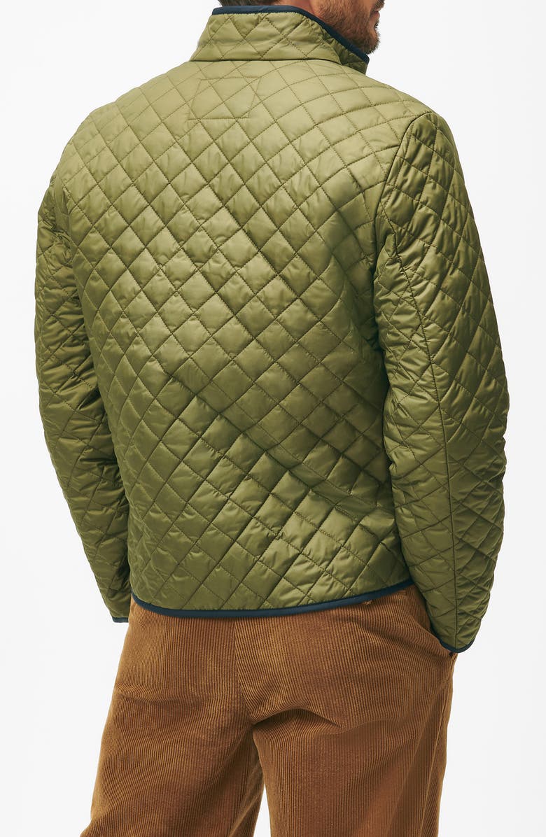Brooks Brothers Water Repellent Diamond Quilted Liner Jacket, Alternate, color, 