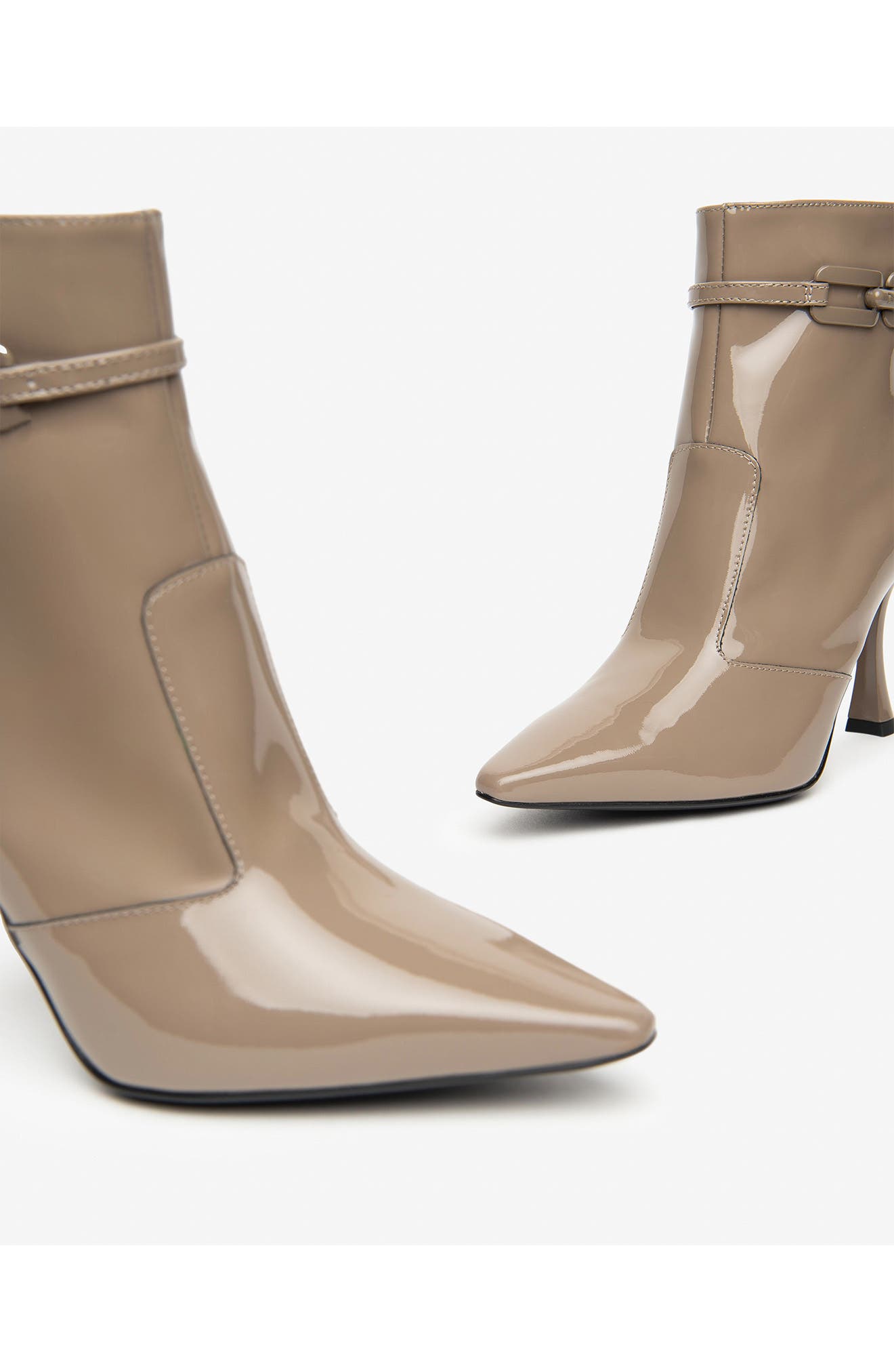 Pointed Toe Bootie, Alternate, color, TAUPE
