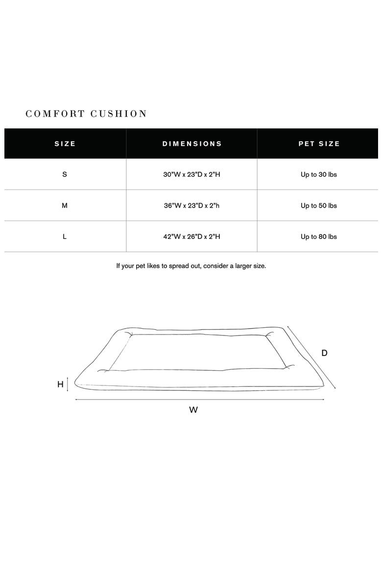 Comfort Cushion Pet Bed, Alternate, color, BROWN