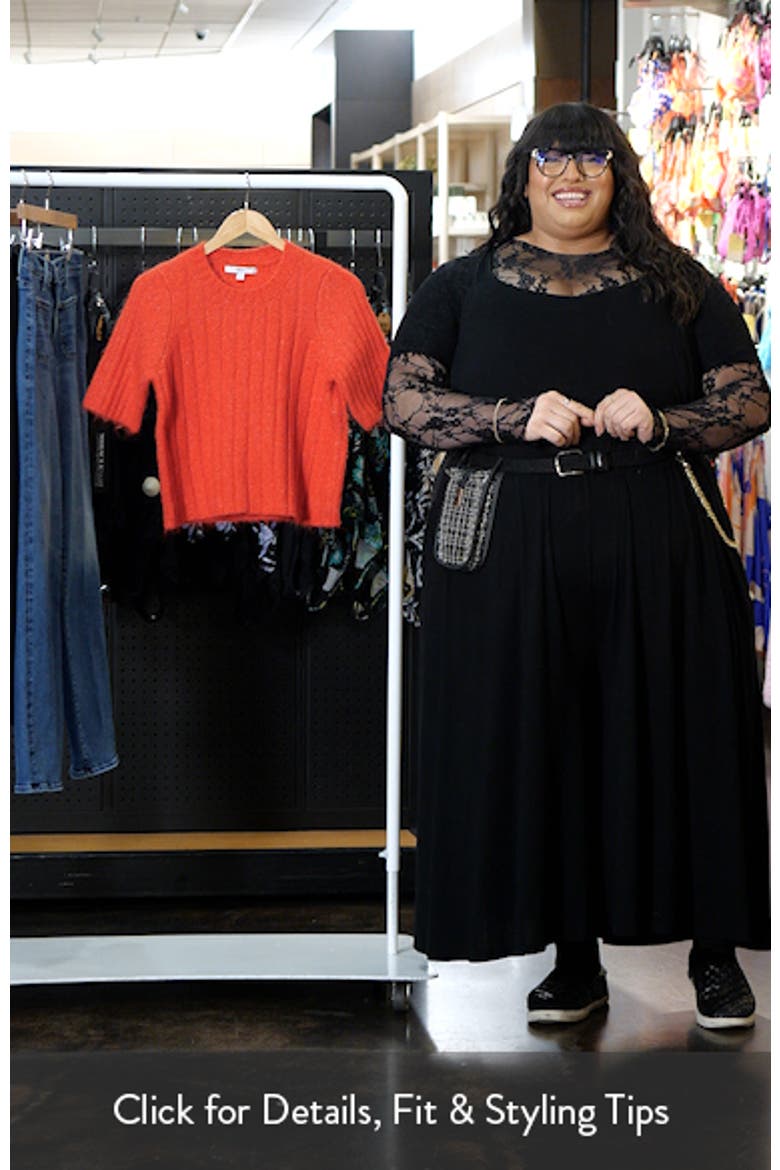 Short Sleeve Rib Sweater video