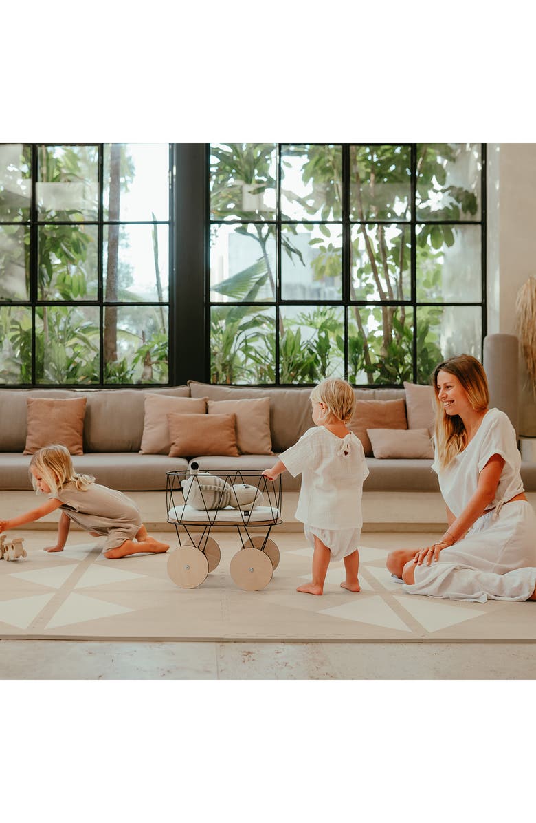 Toddlekind FoamPuzzle Baby Play Mat, Alternate, color, Mocha