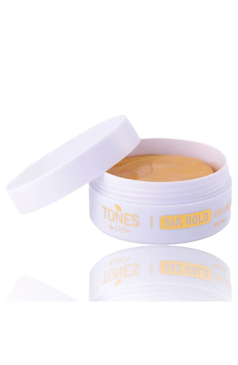TONES by Cocoa 24K Gold Collagen Eye Mask Anti-Aging & Hydrating 84g/60pcs, Alternate, color, With Golden Words