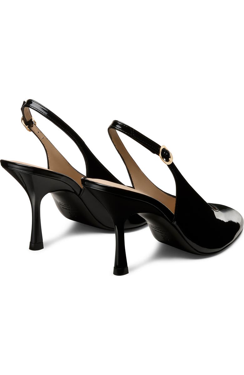 Stuart Weitzman Madison Slingback Pump 85, Alternate, color, Black