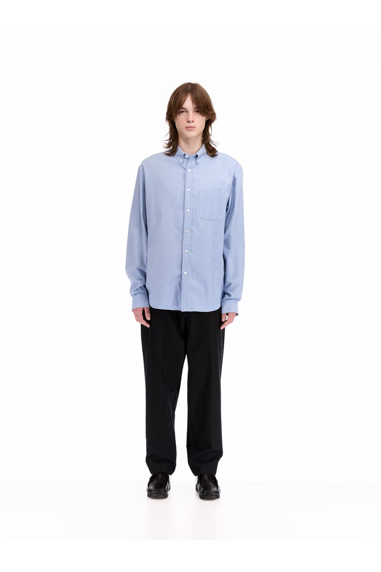 Oxford Button Down Shirt, Alternate, color, Blue
