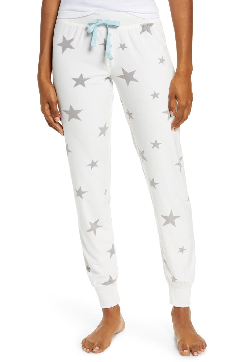 Silky Velour Jam Pajama Pants, Main, color, CLOUD