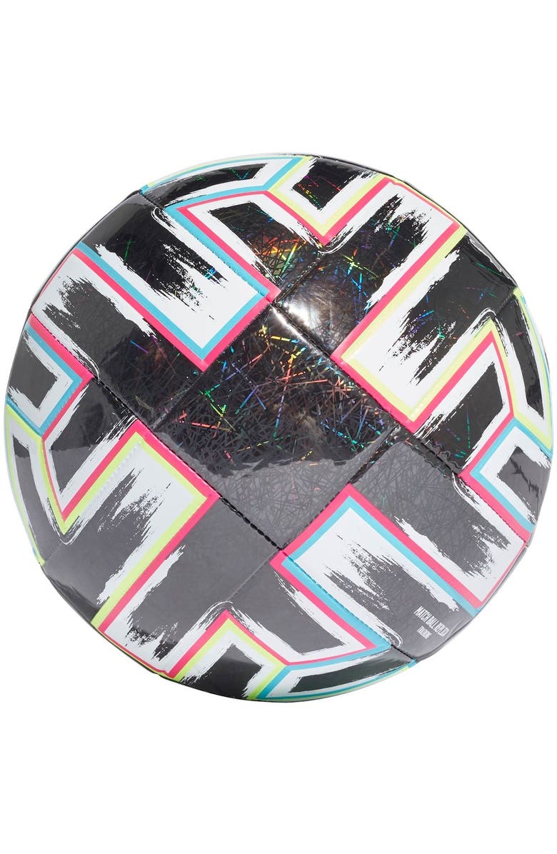 adidas Black UEFA EURO 2020 Uniforia Training Soccer Ball, Alternate, color,
