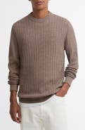 Barbour Herringbone Knit Crewneck Sweater