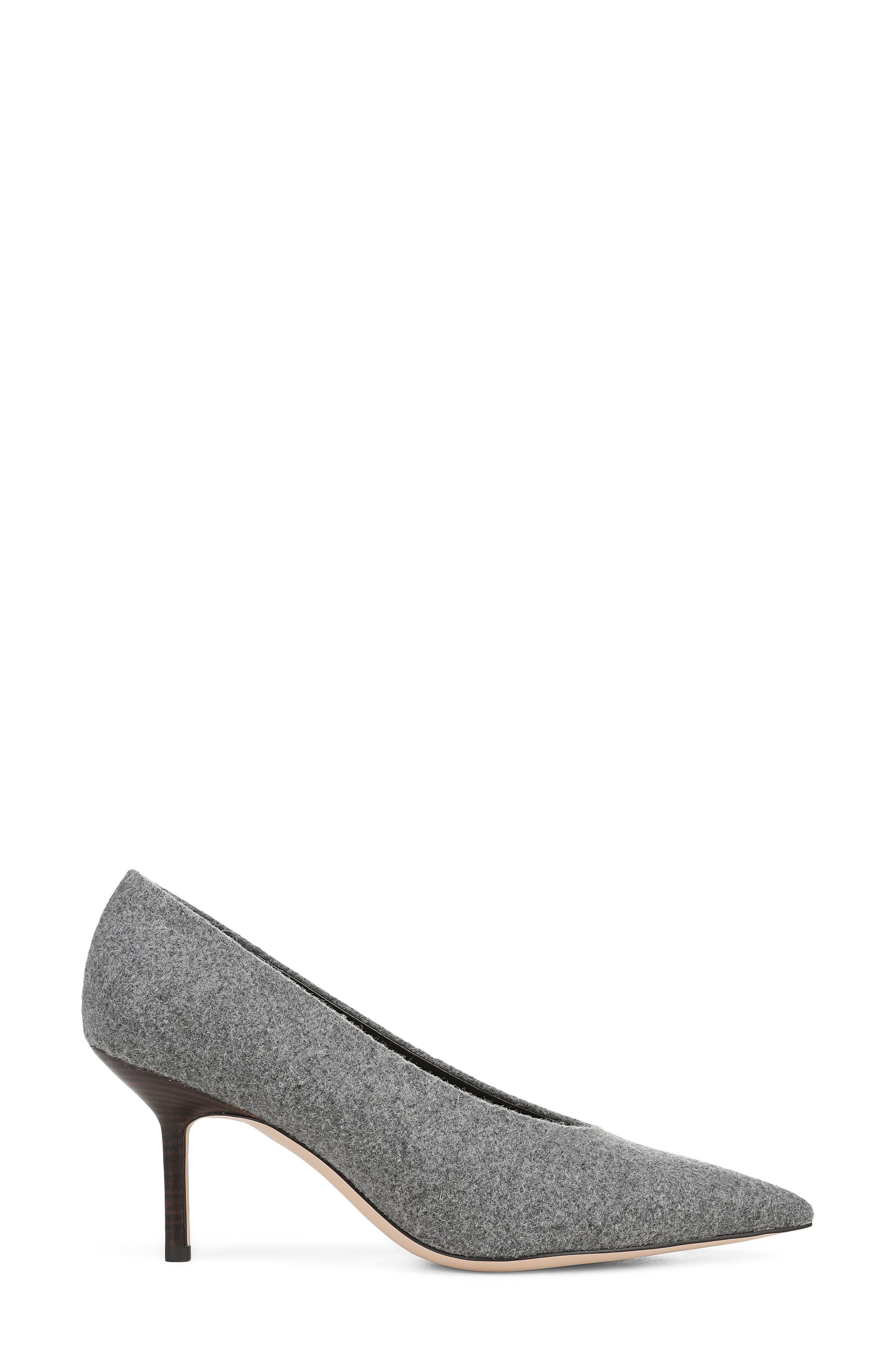 Zoe Leather Pump, Alternate, color, GREY