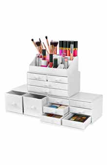 SORBUS Large 12-Drawer Makeup Organizer Case