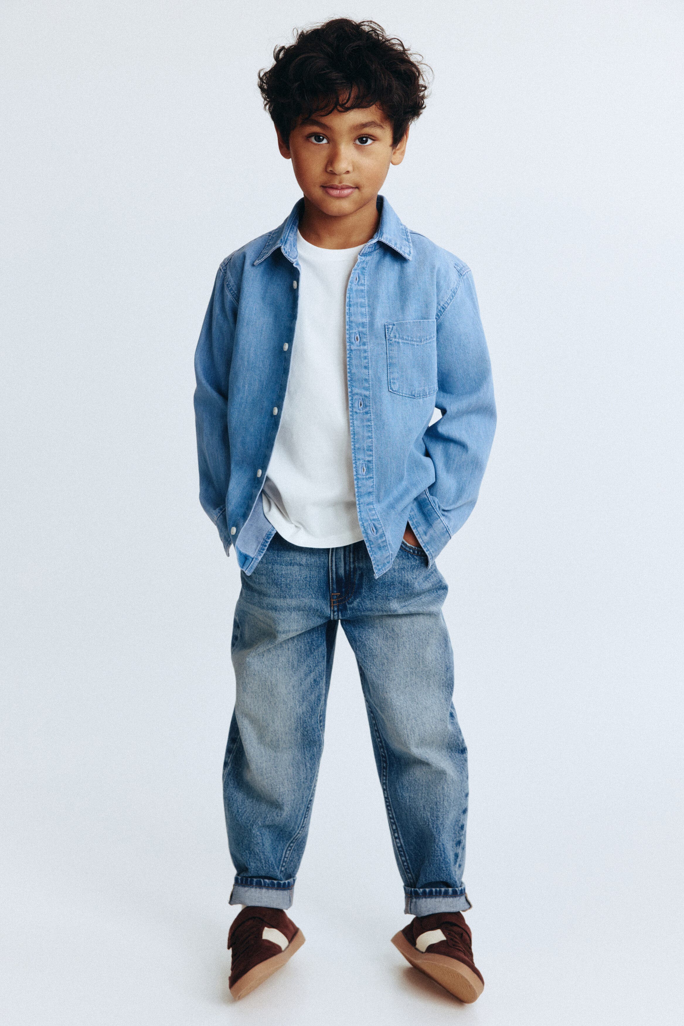 selected Denim blue