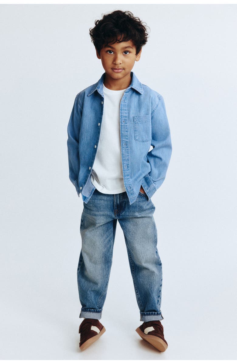 H&M Loose fit jeans, Main, color, Denim Blue