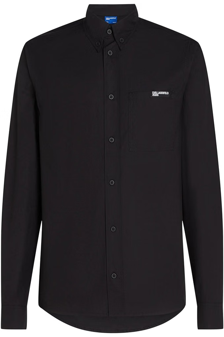 Men's Poplin Shirt, Main, color, Black