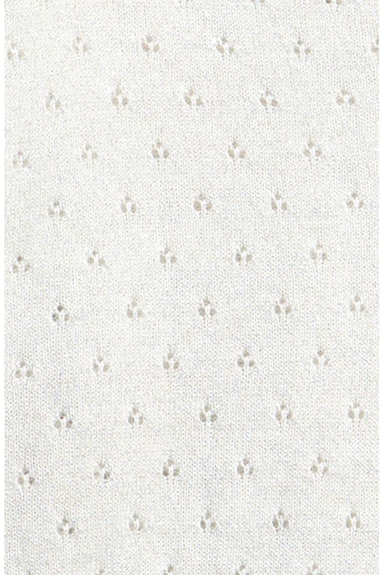 Kids' Pointelle Sparkle Cardigan, Alternate, color, IVORY EGRET